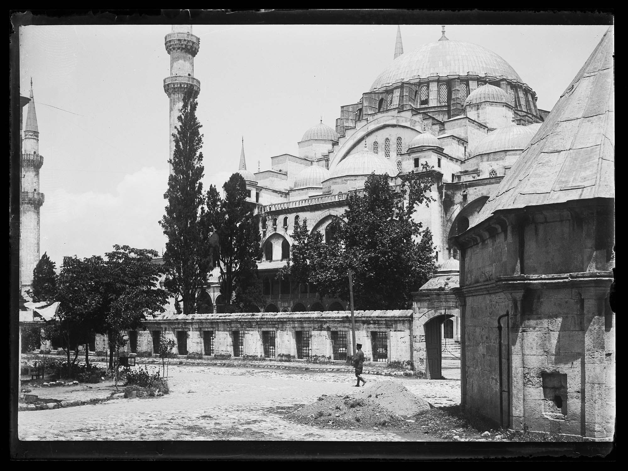 Elévation extérieure de la mosquée
